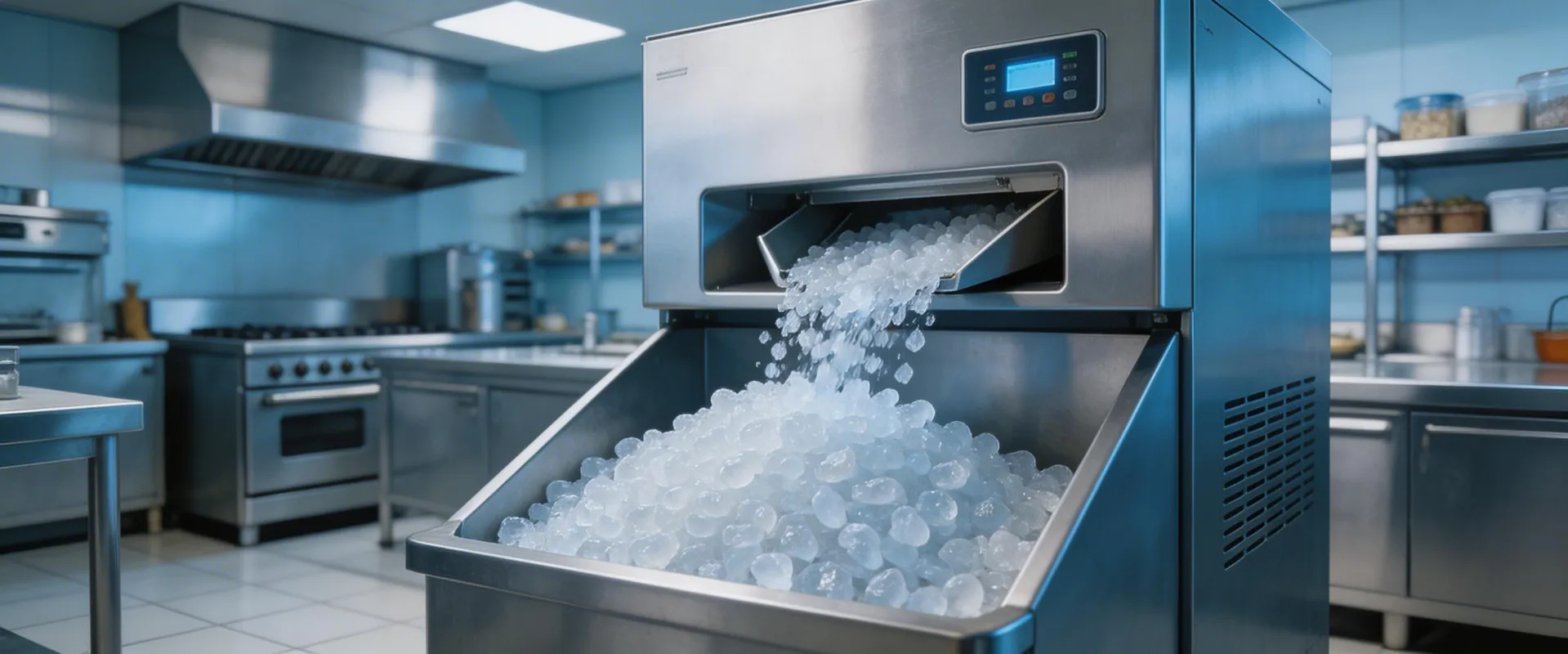 ArcticPro commercial ice machine in action